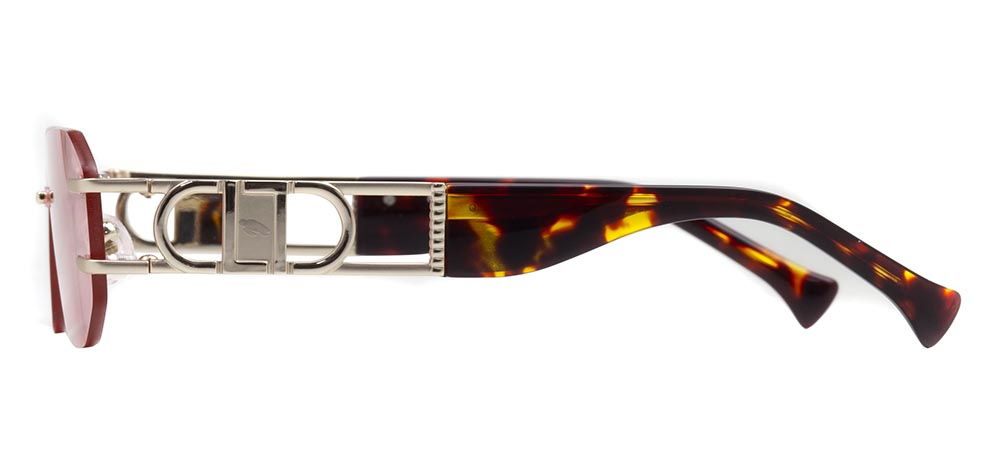 CARETTA CRTTAGÜNŞ 8592-C.02 Güneş Genç Kadın Köşeli Çerçevesiz Metal UV400 - 3