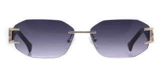 CARETTA CRTTAGÜNŞ 8592-C.03 Güneş Genç Kadın Köşeli Çerçevesiz Metal UV400 - CARETTA