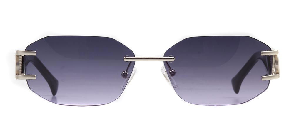 CARETTA CRTTAGÜNŞ 8592-C.03 Güneş Genç Kadın Köşeli Çerçevesiz Metal UV400 - 1