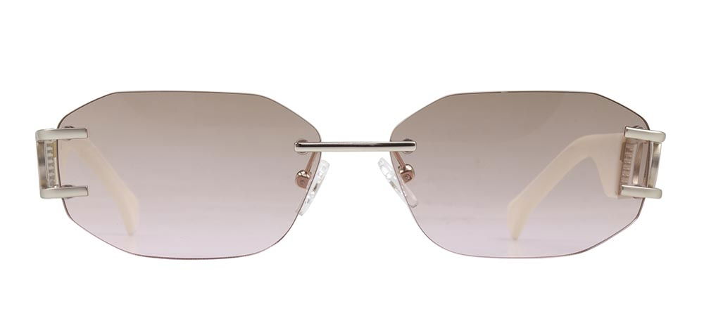 CARETTA CRTTAGÜNŞ 8592-C.04 Güneş Genç Kadın Köşeli Çerçevesiz Metal UV400 - 1