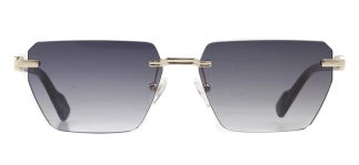 CARETTA CRTTAGÜNŞ 8594-C.01 Güneş Genç Kadın Köşeli Çerçevesiz Metal UV400 - CARETTA