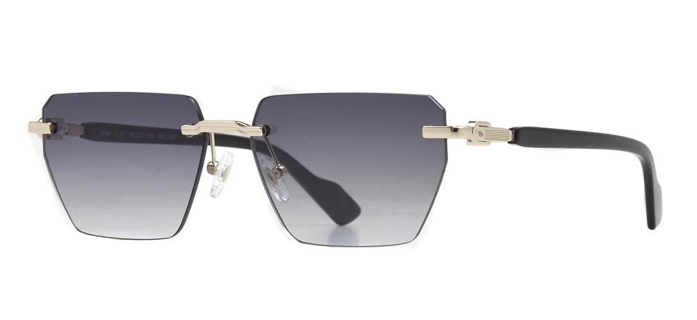 CARETTA CRTTAGÜNŞ 8594-C.01 Güneş Genç Kadın Köşeli Çerçevesiz Metal UV400 - 2