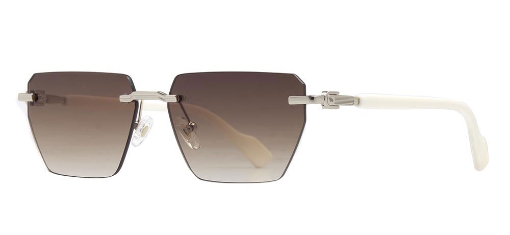 CARETTA CRTTAGÜNŞ 8594-C.02 Güneş Genç Kadın Köşeli Çerçevesiz Metal UV400 - 2