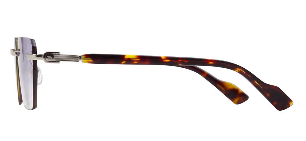 CARETTA CRTTAGÜNŞ 8594-C.04 Güneş Genç Kadın Köşeli Çerçevesiz Metal UV400 - 3