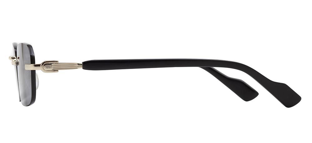 CARETTA CRTTAGÜNŞ 8595-C.01 Güneş Genç Erkek,Kadın,Unisex Köşeli Çerçevesiz Metal UV400 - 3