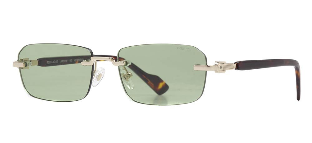 CARETTA CRTTAGÜNŞ 8595-C.02 Güneş Genç Erkek,Kadın,Unisex Köşeli Çerçevesiz Metal UV400 - 2