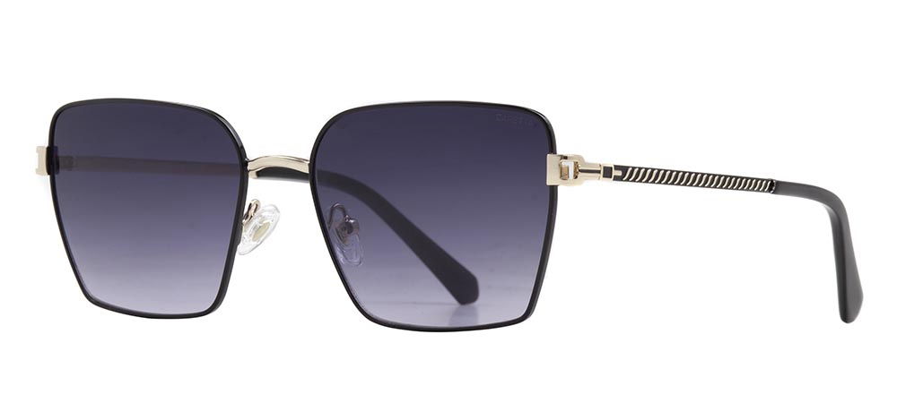 CARETTA CRTTAGÜNŞ 8597-C.01 Güneş Genç Kadın Köşeli Çerçeveli Metal UV400 - 2