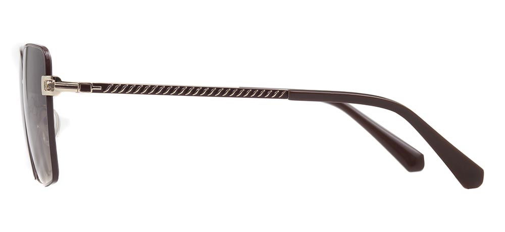 CARETTA CRTTAGÜNŞ 8597-C.02 Güneş Genç Kadın Köşeli Çerçeveli Metal UV400 - 3