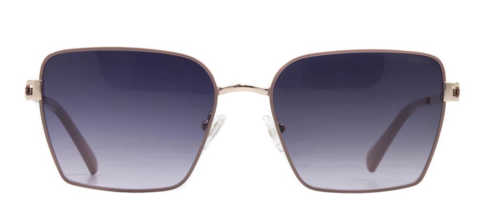 CARETTA CRTTAGÜNŞ 8597-C.04 Güneş Genç Kadın Köşeli Çerçeveli Metal UV400 - 1