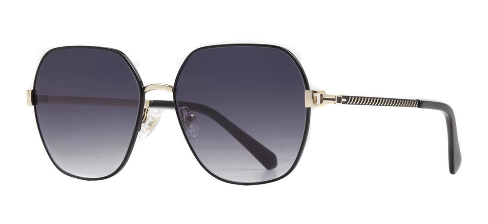 CARETTA CRTTAGÜNŞ 8598-C.01 Güneş Genç Kadın Köşeli Çerçeveli Metal UV400 - 2