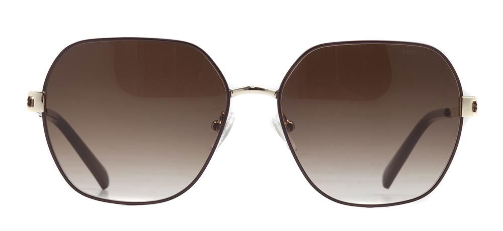 CARETTA CRTTAGÜNŞ 8598-C.02 Güneş Genç Kadın Köşeli Çerçeveli Metal UV400 - 1