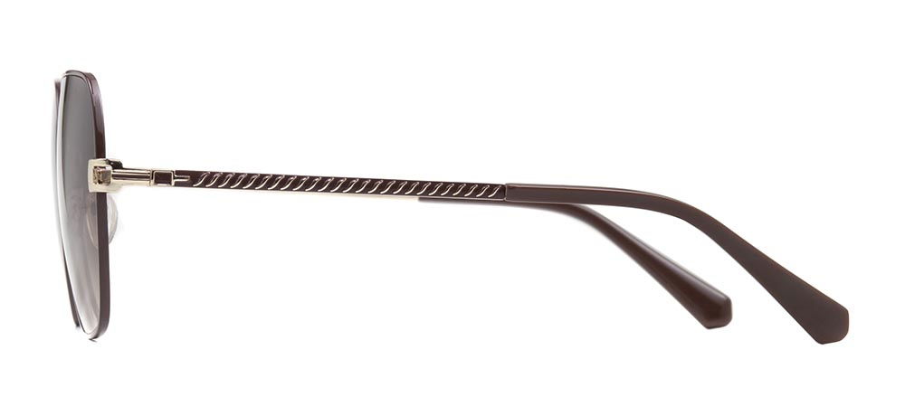 CARETTA CRTTAGÜNŞ 8598-C.02 Güneş Genç Kadın Köşeli Çerçeveli Metal UV400 - 3