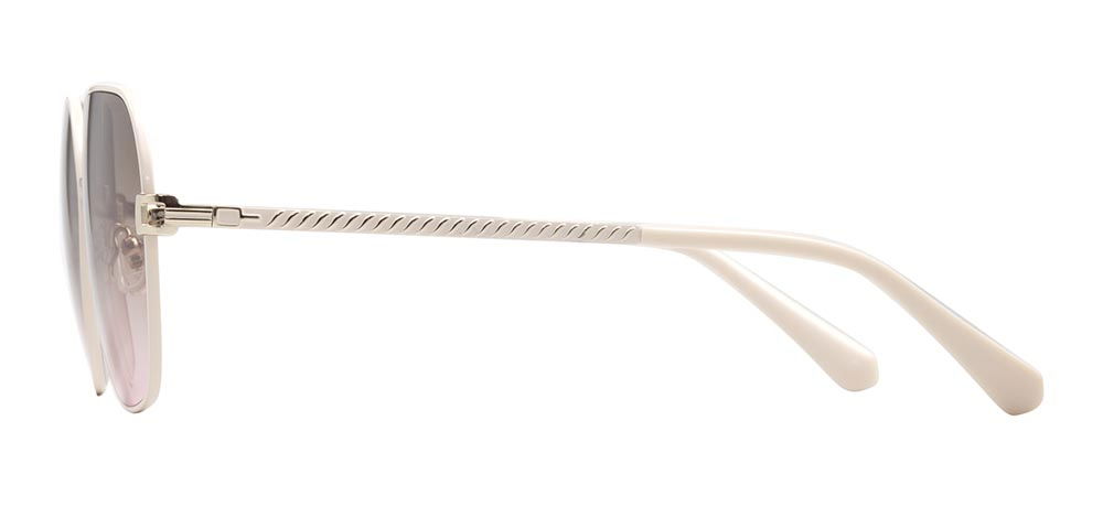 CARETTA CRTTAGÜNŞ 8598-C.03 Güneş Genç Kadın Köşeli Çerçeveli Metal UV400 - 3