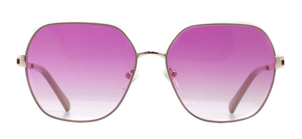 CARETTA CRTTAGÜNŞ 8598-C.04 Güneş Genç Kadın Köşeli Çerçeveli Metal UV400 - 1