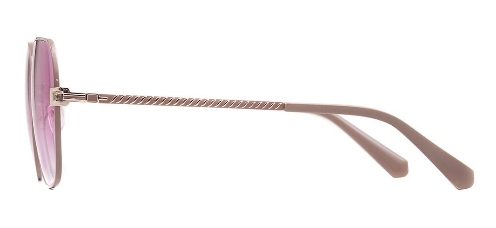 CARETTA CRTTAGÜNŞ 8598-C.04 Güneş Genç Kadın Köşeli Çerçeveli Metal UV400 - 3