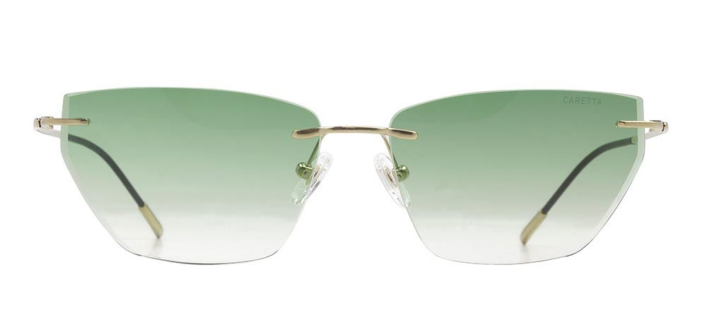 CARETTA CRTTAGÜNŞ 8599-C.01 Güneş Genç Kadın Çekik Çerçevesiz Titanyum UV400 - 1