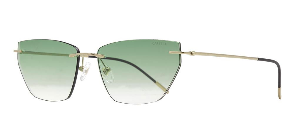 CARETTA CRTTAGÜNŞ 8599-C.01 Güneş Genç Kadın Çekik Çerçevesiz Titanyum UV400 - 2