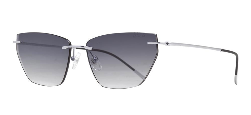 CARETTA CRTTAGÜNŞ 8599-C.02 Güneş Genç Kadın Çekik Çerçevesiz Titanyum UV400 - 2