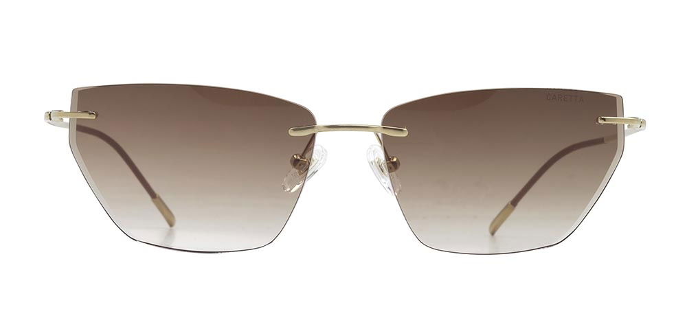 CARETTA CRTTAGÜNŞ 8599-C.03 Güneş Genç Kadın Çekik Çerçevesiz Titanyum UV400 - 1