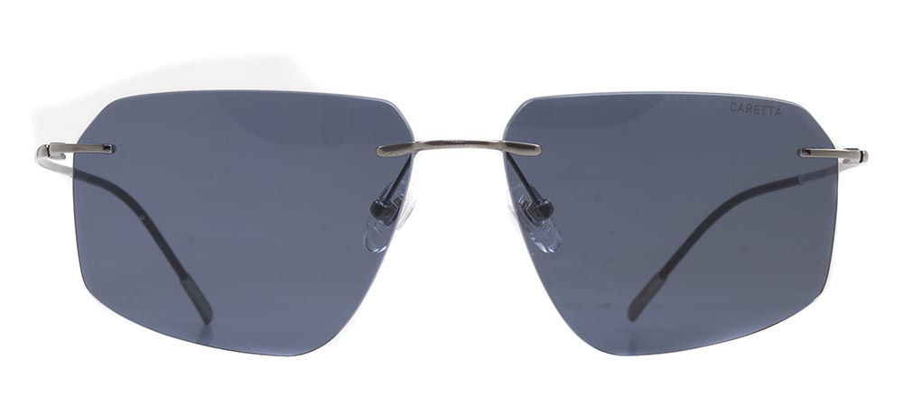 CARETTA CRTTAGÜNŞ 8600-C.01 Güneş Genç Erkek,Kadın,Unisex Köşeli Çerçevesiz Titanyum UV400 - 1