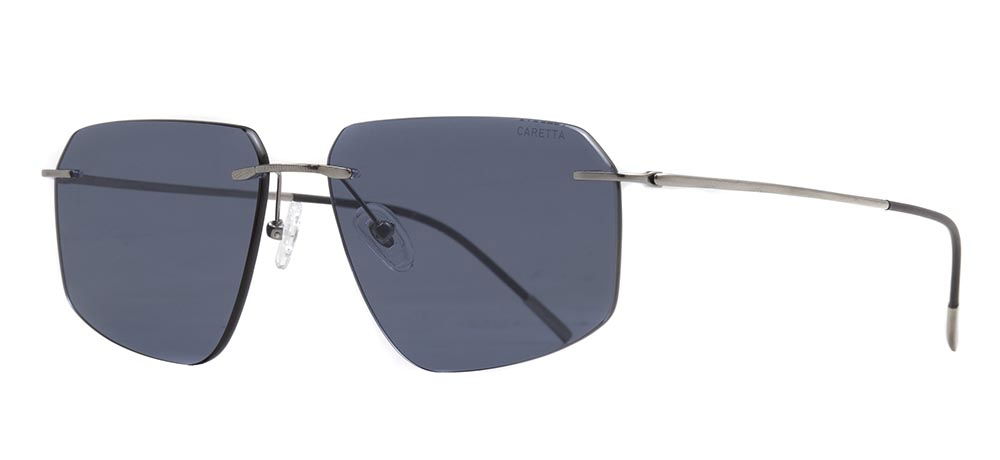 CARETTA CRTTAGÜNŞ 8600-C.01 Güneş Genç Erkek,Kadın,Unisex Köşeli Çerçevesiz Titanyum UV400 - 2
