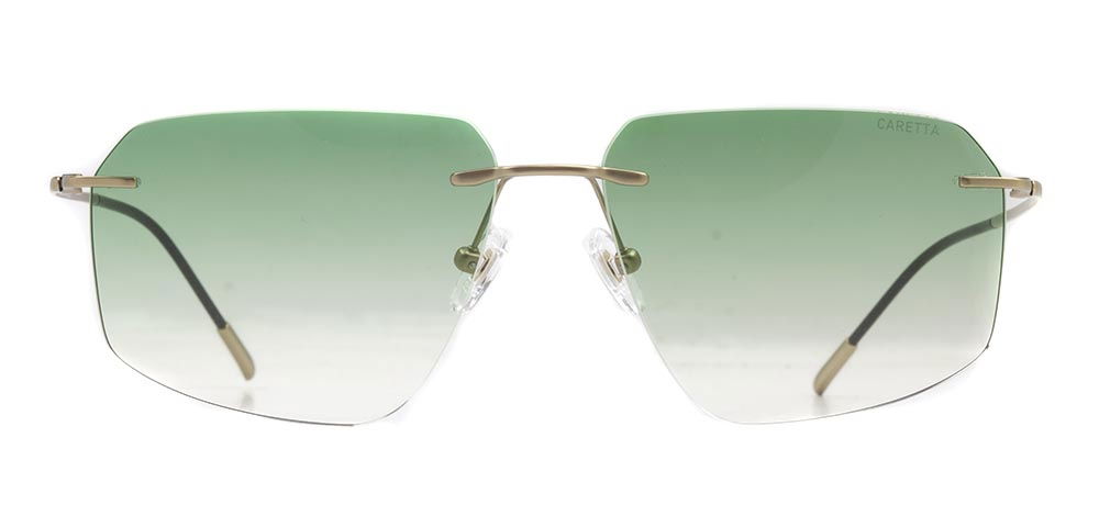 CARETTA CRTTAGÜNŞ 8600-C.02 Güneş Genç Erkek,Kadın,Unisex Köşeli Çerçevesiz Titanyum UV400 - 1