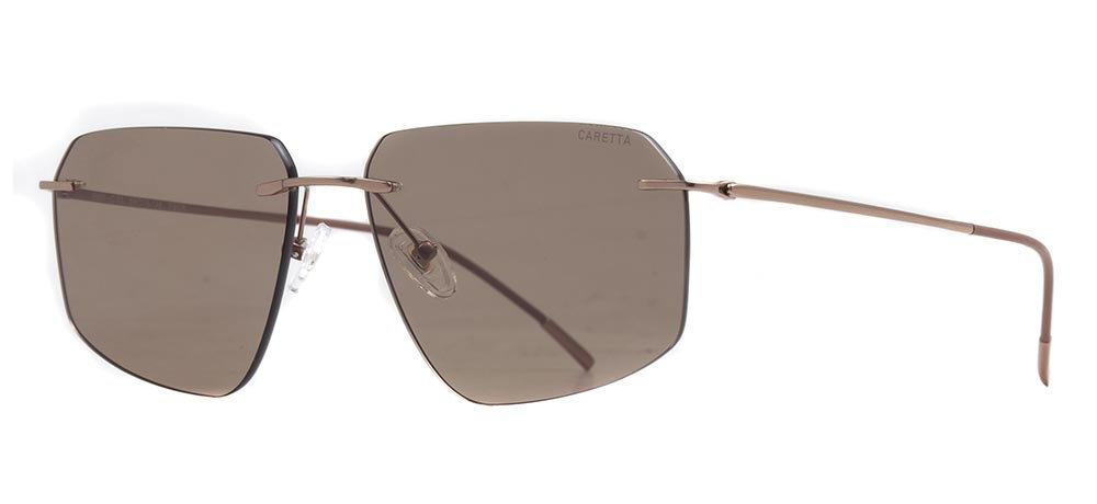 CARETTA CRTTAGÜNŞ 8600-C.03 Güneş Genç Erkek,Kadın,Unisex Köşeli Çerçevesiz Titanyum UV400 - 2