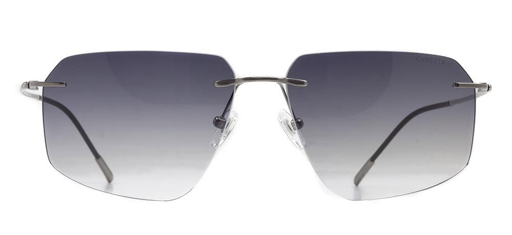 CARETTA CRTTAGÜNŞ 8600-C.04 Güneş Genç Erkek,Kadın,Unisex Köşeli Çerçevesiz Titanyum UV400 - 1