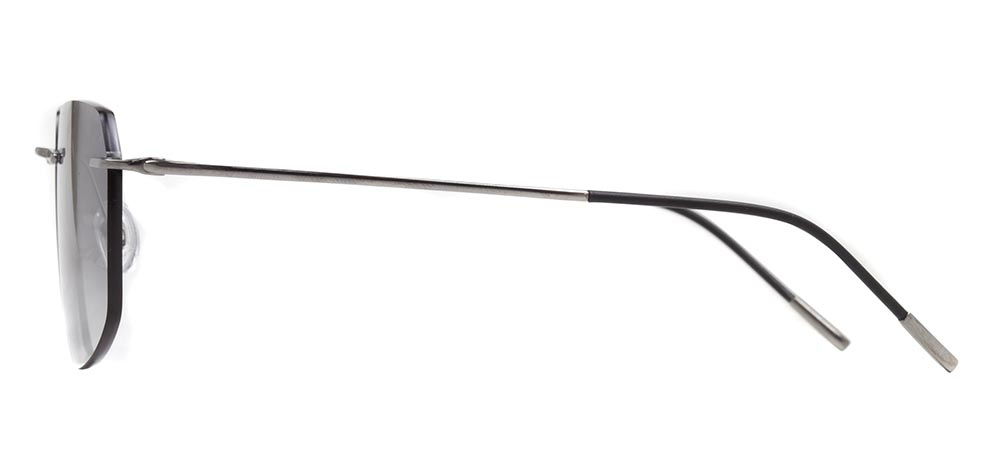 CARETTA CRTTAGÜNŞ 8600-C.04 Güneş Genç Erkek,Kadın,Unisex Köşeli Çerçevesiz Titanyum UV400 - 3