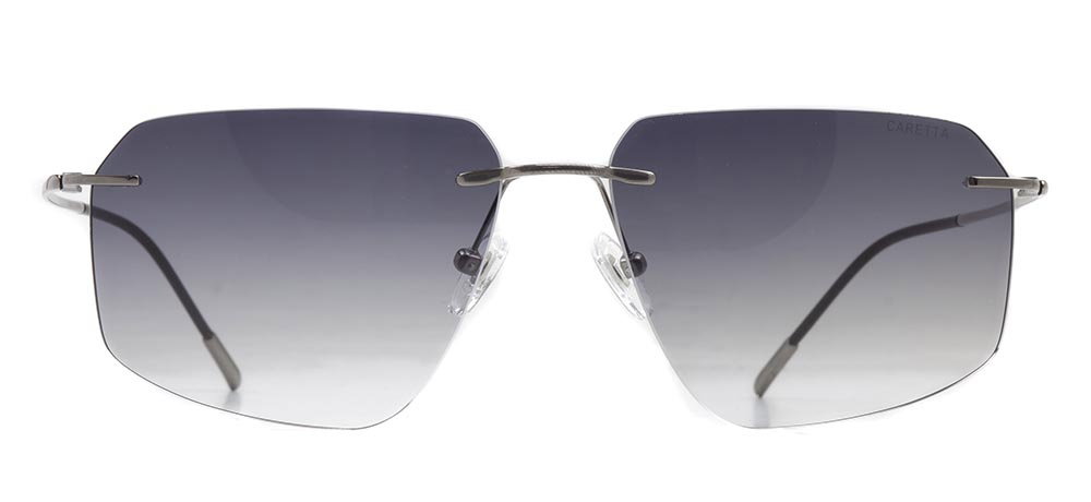 CARETTA CRTTAGÜNŞ 8600-C.04 Güneş Genç Erkek,Kadın,Unisex Köşeli Çerçevesiz Titanyum UV400 - 1