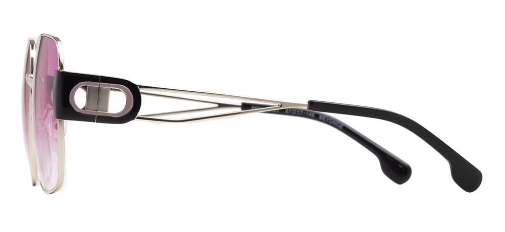 CARETTA CRTTAGÜNŞ 8601-C.01 Güneş Genç Kadın Köşeli Çerçeveli Metal UV400 - 3