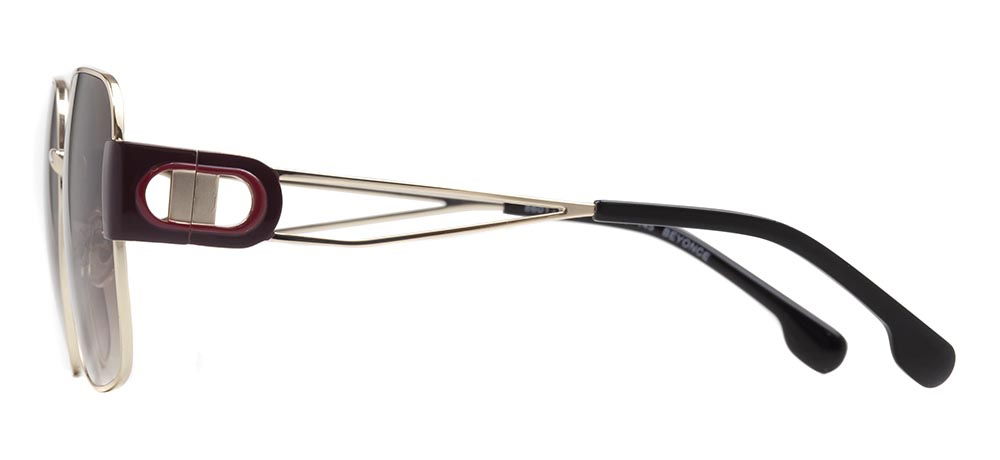 CARETTA CRTTAGÜNŞ 8601-C.02 Güneş Genç Kadın Köşeli Çerçeveli Metal UV400 - 3