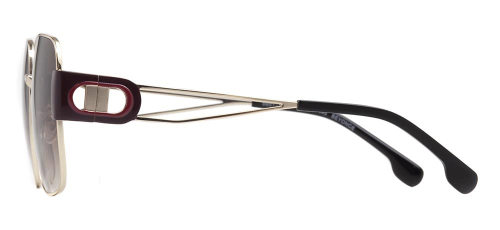 CARETTA CRTTAGÜNŞ 8601-C.02 Güneş Genç Kadın Köşeli Çerçeveli Metal UV400 - 3