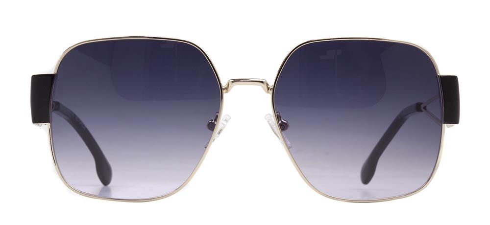 CARETTA CRTTAGÜNŞ 8601-C.03 Güneş Genç Kadın Köşeli Çerçeveli Metal UV400 - 1