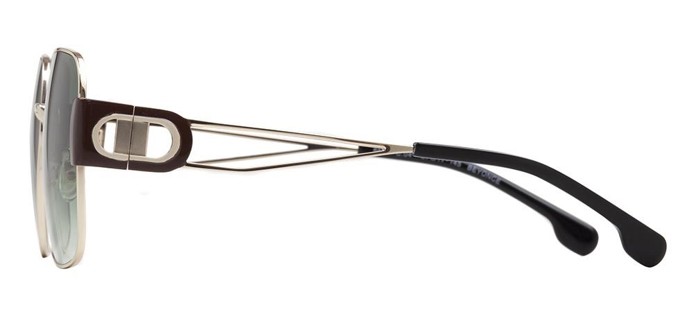 CARETTA CRTTAGÜNŞ 8601-C.04 Güneş Genç Kadın Köşeli Çerçeveli Metal UV400 - 3