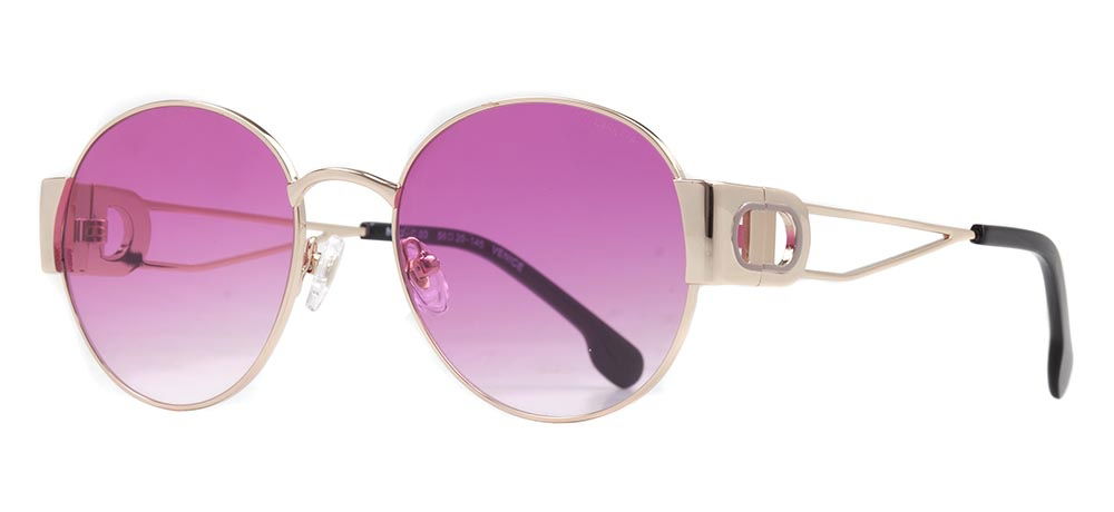 CARETTA CRTTAGÜNŞ 8602-C.03 Güneş Genç Kadın Oval Çerçeveli Metal UV400 - 2