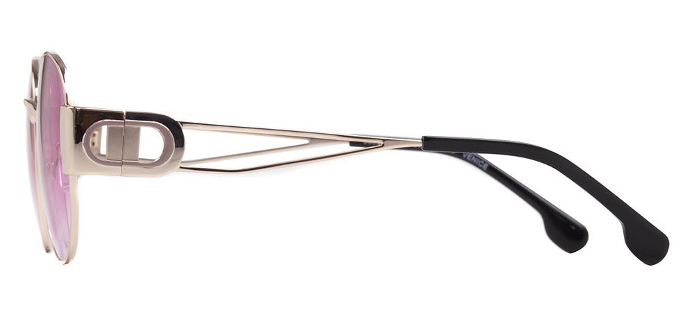 CARETTA CRTTAGÜNŞ 8602-C.03 Güneş Genç Kadın Oval Çerçeveli Metal UV400 - 3