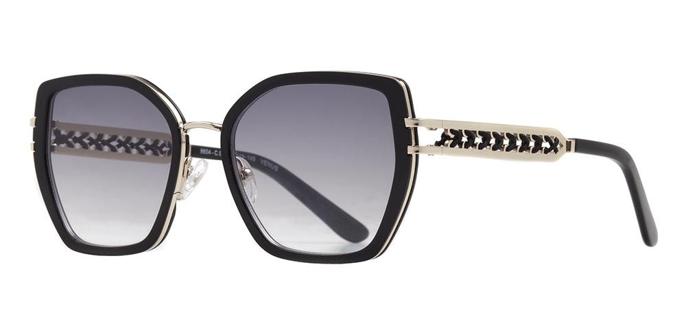 CARETTA CRTTAGÜNŞ 8604-C.01 Güneş Genç Kadın Köşeli Çerçeveli Metal UV400 - 2