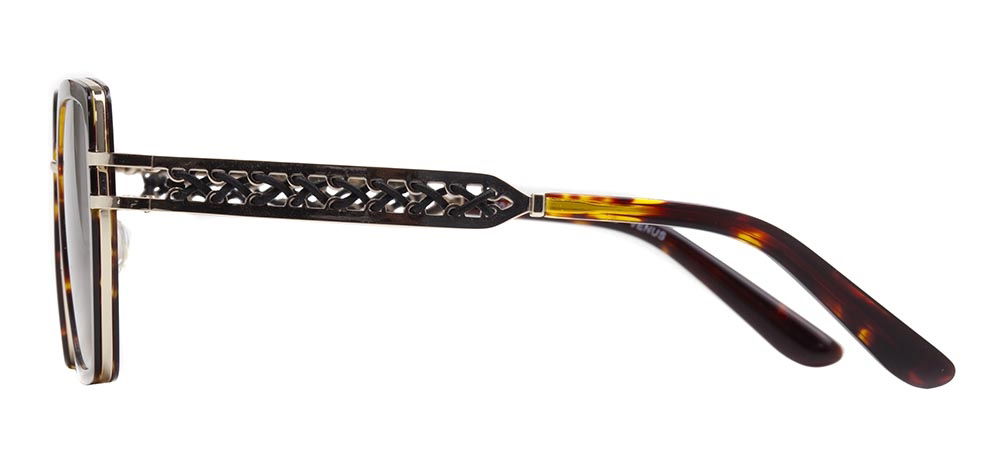 CARETTA CRTTAGÜNŞ 8604-C.02 Güneş Genç Kadın Oval Çerçeveli Metal UV400 - 3