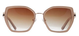 CARETTA CRTTAGÜNŞ 8604-C.03 Güneş Genç Kadın Köşeli Çerçeveli Metal UV400 - CARETTA