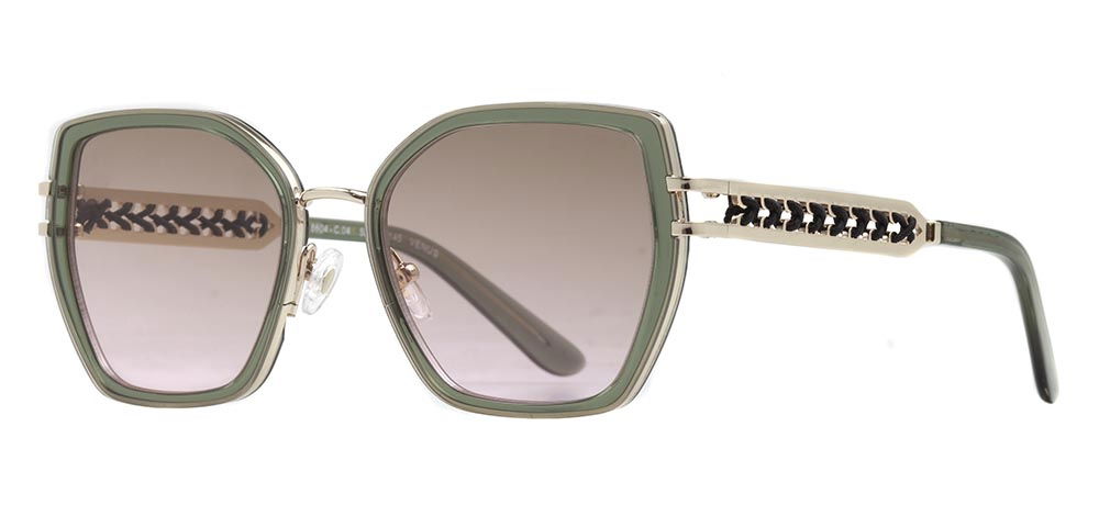 CARETTA CRTTAGÜNŞ 8604-C.04 Güneş Genç Kadın Köşeli Çerçeveli Metal UV400 - 2