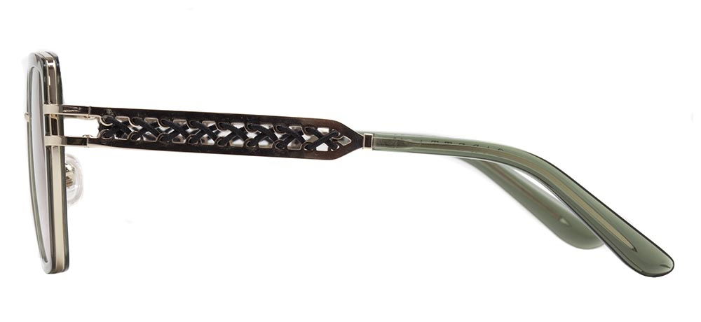 CARETTA CRTTAGÜNŞ 8604-C.04 Güneş Genç Kadın Köşeli Çerçeveli Metal UV400 - 3