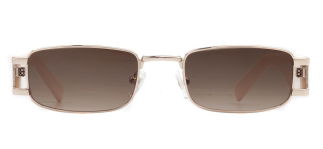 CARETTA CRTTAGÜNŞ 8605-C.03 Güneş Genç Kadın Köşeli Çerçeveli Metal UV400 - CARETTA