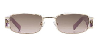 CARETTA CRTTAGÜNŞ 8605-C.04 Güneş Genç Kadın Köşeli Çerçeveli Metal UV400 - CARETTA