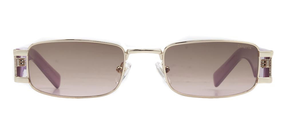 CARETTA CRTTAGÜNŞ 8605-C.04 Güneş Genç Kadın Köşeli Çerçeveli Metal UV400 - 1