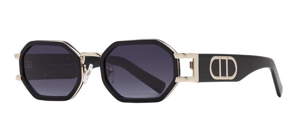 CARETTA CRTTAGÜNŞ 8606-C.01 Güneş Genç Kadın Geometrik Çerçeveli Metal UV400 - 2