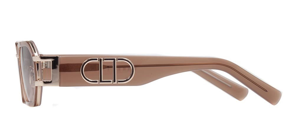 CARETTA CRTTAGÜNŞ 8606-C.02 Güneş Genç Kadın Geometrik Çerçeveli Metal UV400 - 3