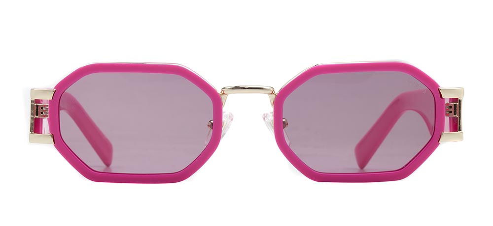 CARETTA CRTTAGÜNŞ 8606-C.03 Güneş Genç Kadın Geometrik Çerçeveli Metal UV400 - 1