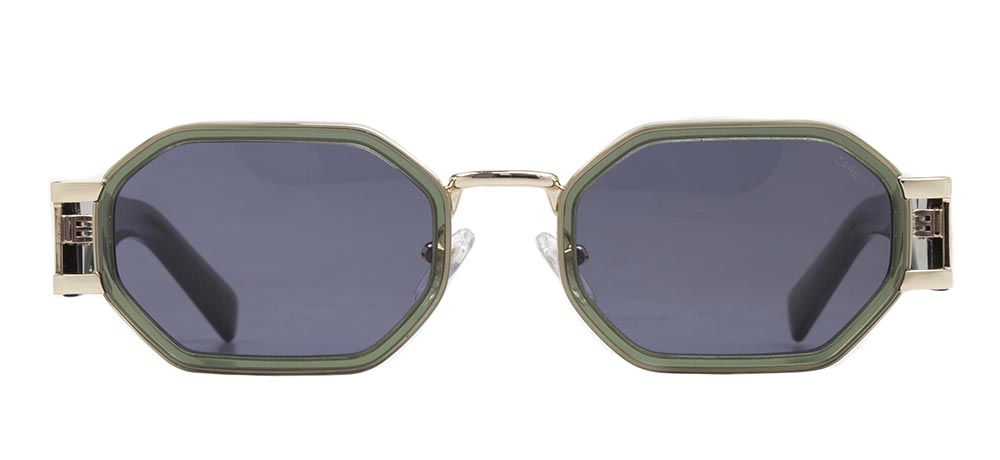 CARETTA CRTTAGÜNŞ 8606-C.04 Güneş Genç Kadın Geometrik Çerçeveli Metal UV400 - 1