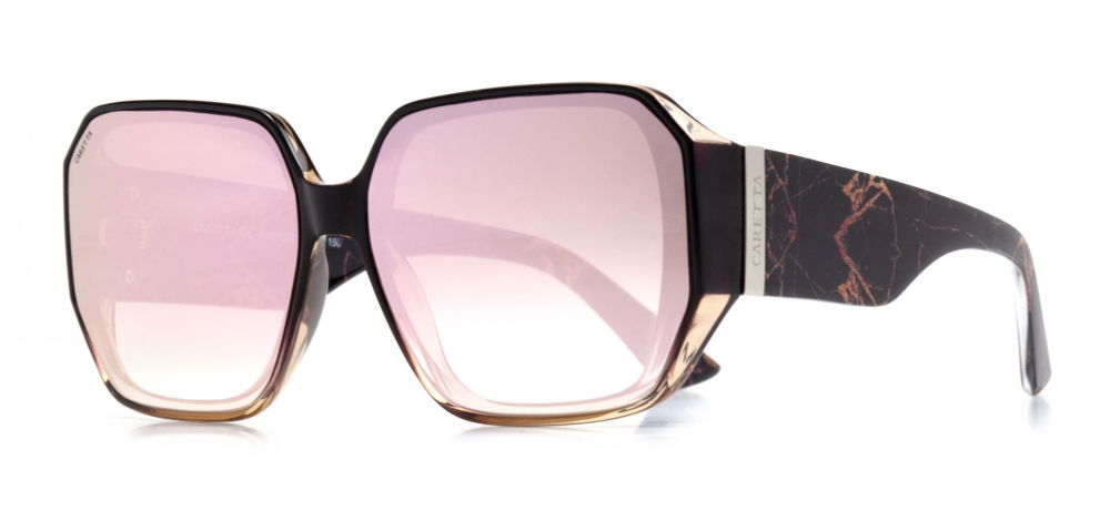 CARETTA CRTTAGÜNŞ 8805-C.09 Güneş Genç,Yetişkin Kadın Geometrik Çerçeveli Grilamid TR90 UV400 - 2